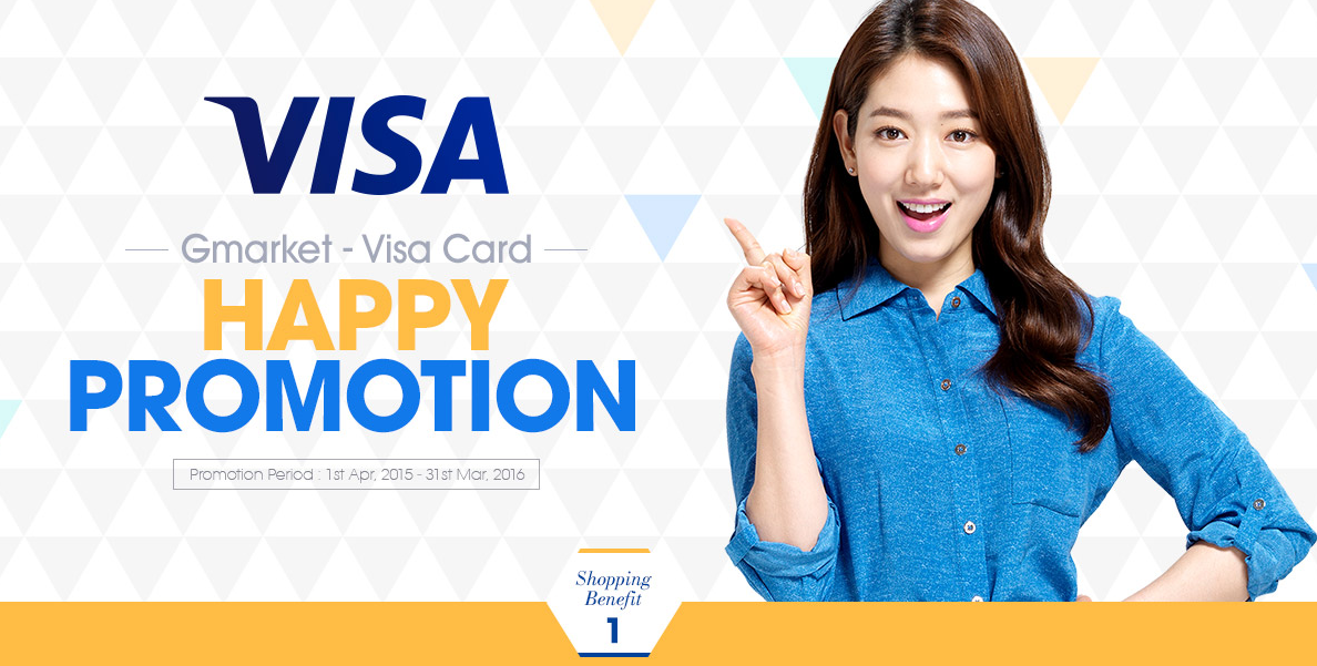 Gmarket憑Visa卡簽賬，可享低至5折優惠
