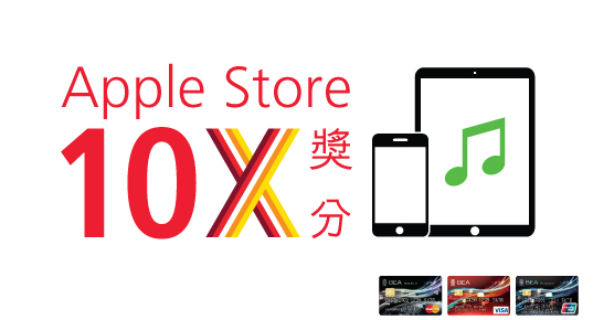 10X獎分｜東亞信用卡 Apple Store 優惠