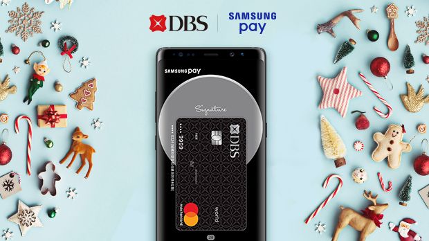 高達HK$110回贈｜有機會贏取Samsung Galaxy Note 8手機｜DBS 信用卡Samsung Pay消費冬日三重賞